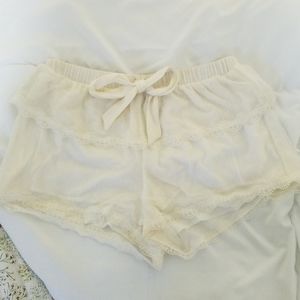 Arie White Lace Bed Shorts